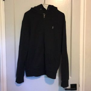 Polo Zip Up Sweatshirt